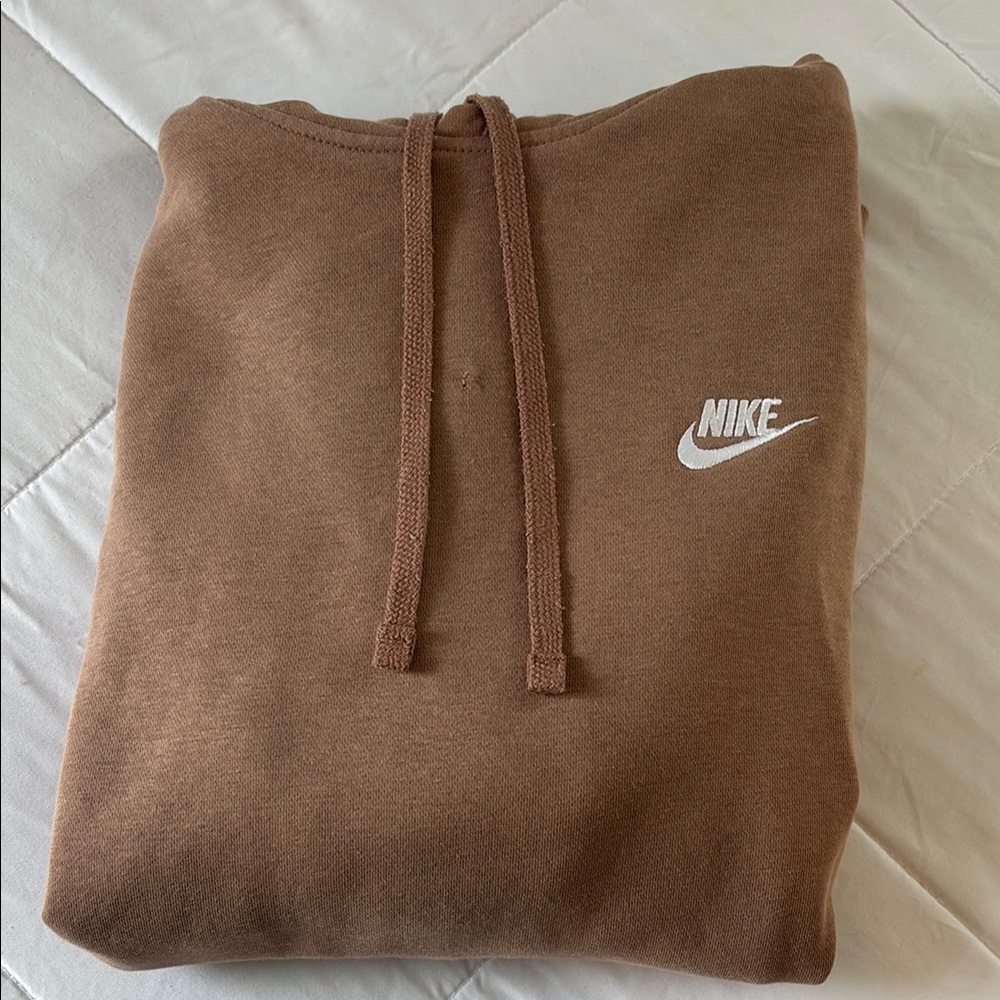 Nike Tan/Brown Hoodie Relaxed Fit